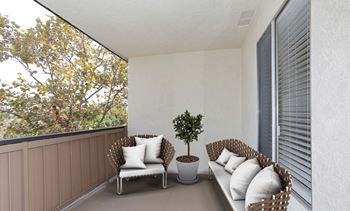 Large Private Patios and Balconies